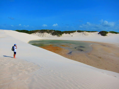 Lagoa do Peixe e Lagoa Azul nos Lençóis Maranhenses