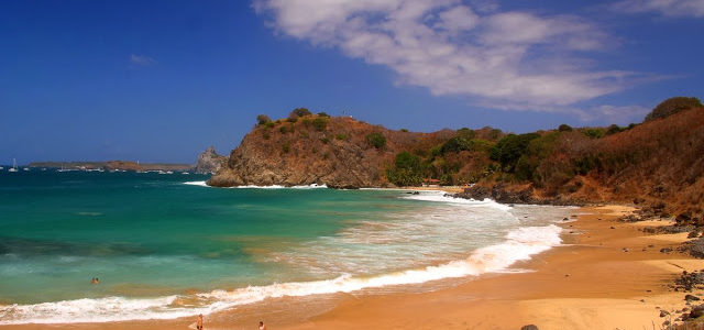 Passeio de barco, Praias da Conceição, Meio e Cachorro – Noronha – Brasil