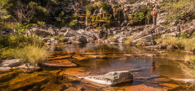 Cachoeira do Bené na Serra do Cipó