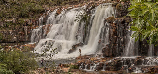 Catarata dos Couros na Chapada dos Veadeiros