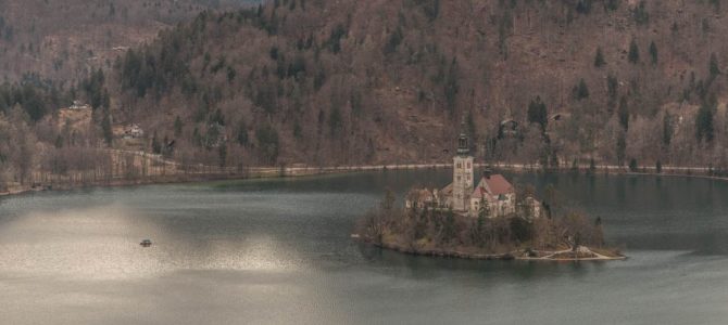 Castelo e Lago Bled na linda Eslovênia