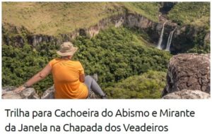 cachoeira abismo e mirante janela