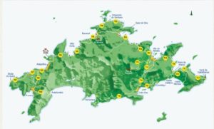 mapa ilha grande