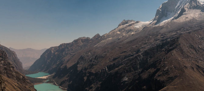 Último dia trekking Santa Cruz, Paso Portachuelo