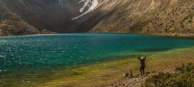 Laguna Humantay na Travessia Salkantay