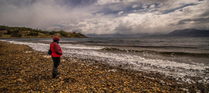 Deixando a Ilha Navarino